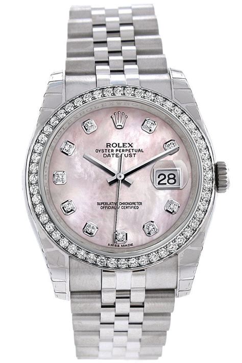 rolex mother of pearl women's watch|rolex datejust 36 automatic watch.